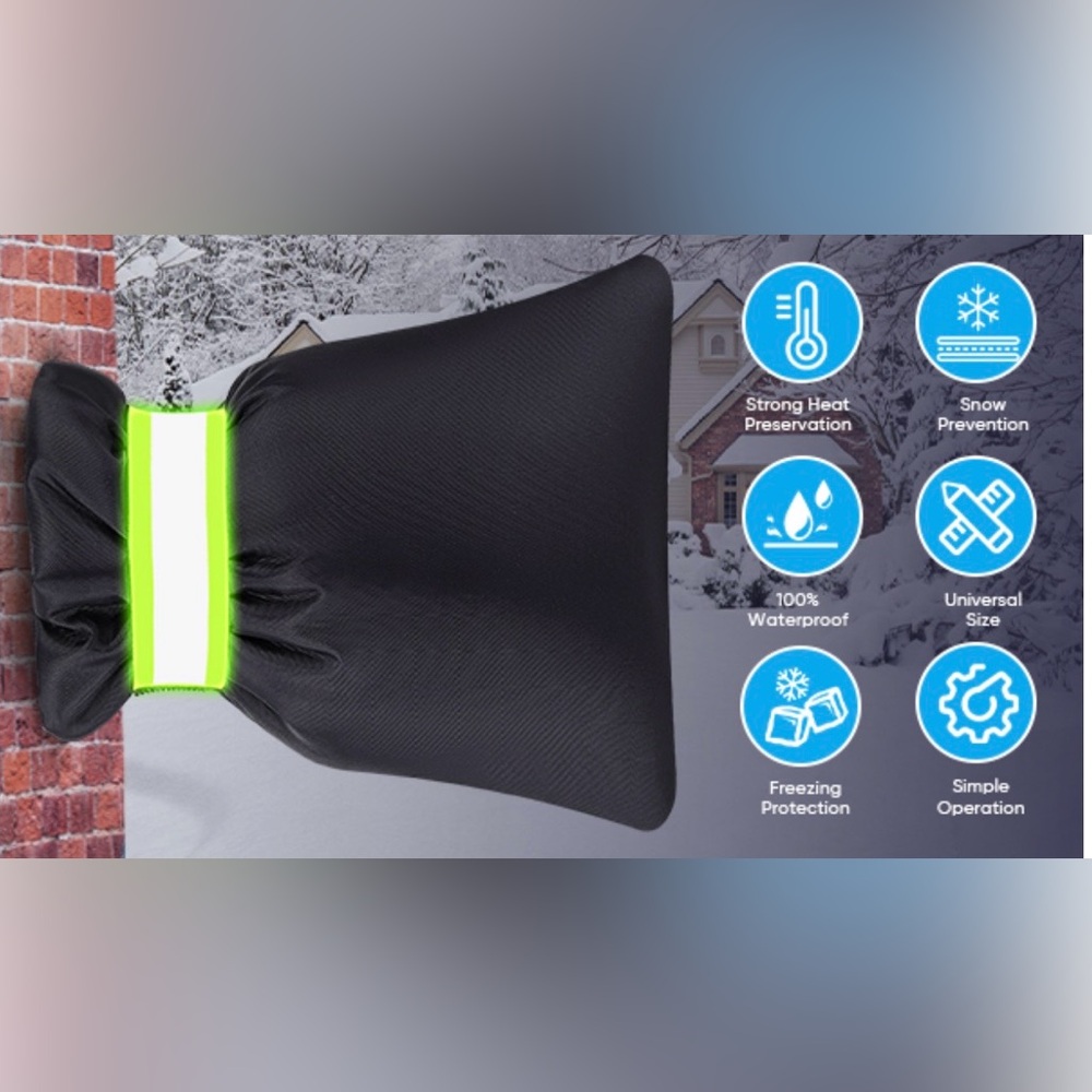 NWT Black Waterproof Outdoor Faucet Covers - 3 pack